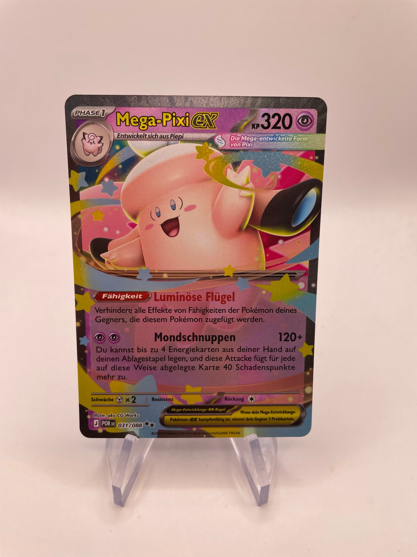 Pokemon Karte Ex Mega-Pixi 31/88 Deutsch