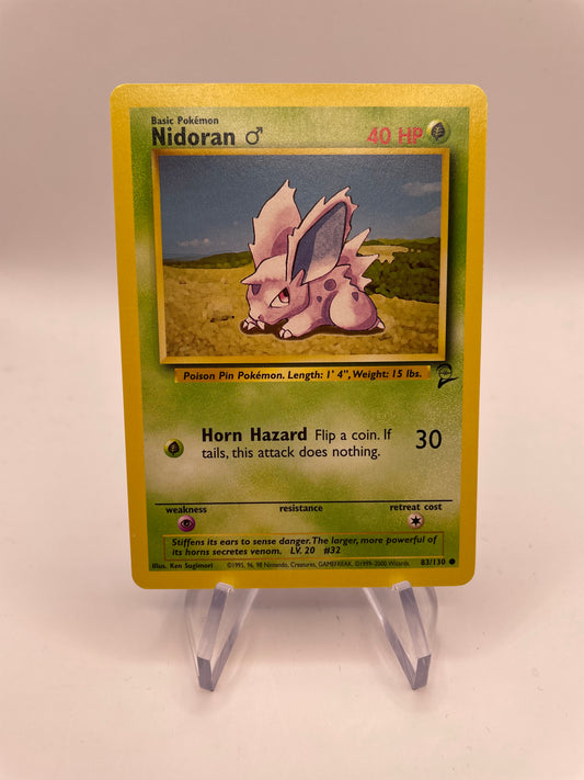 Pokemon Karte Base Set 2 Nidoran 83/130 Englisch