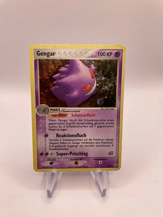 Pokemon Karte Holo Gengar 5/92 Deutsch