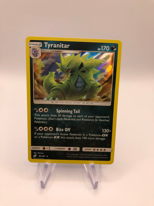 Pokemon Karte Holo Tyranitar 85/181 Englisch