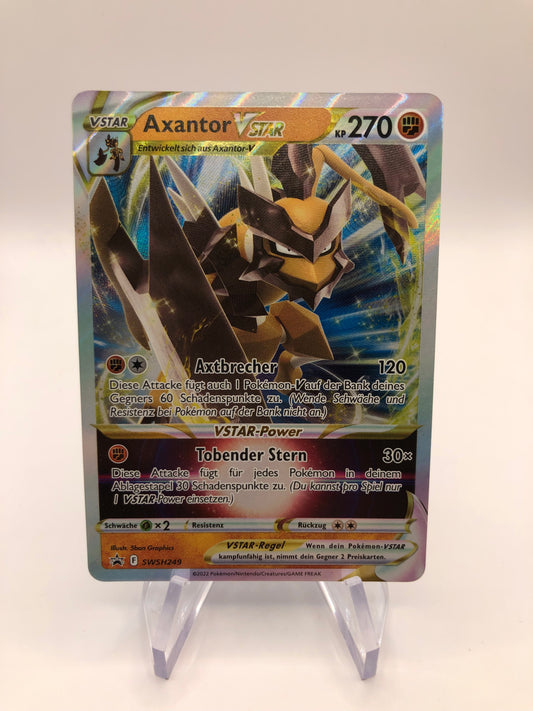 Pokemon Karten Vstar Axantor SWSH249 Deutsch