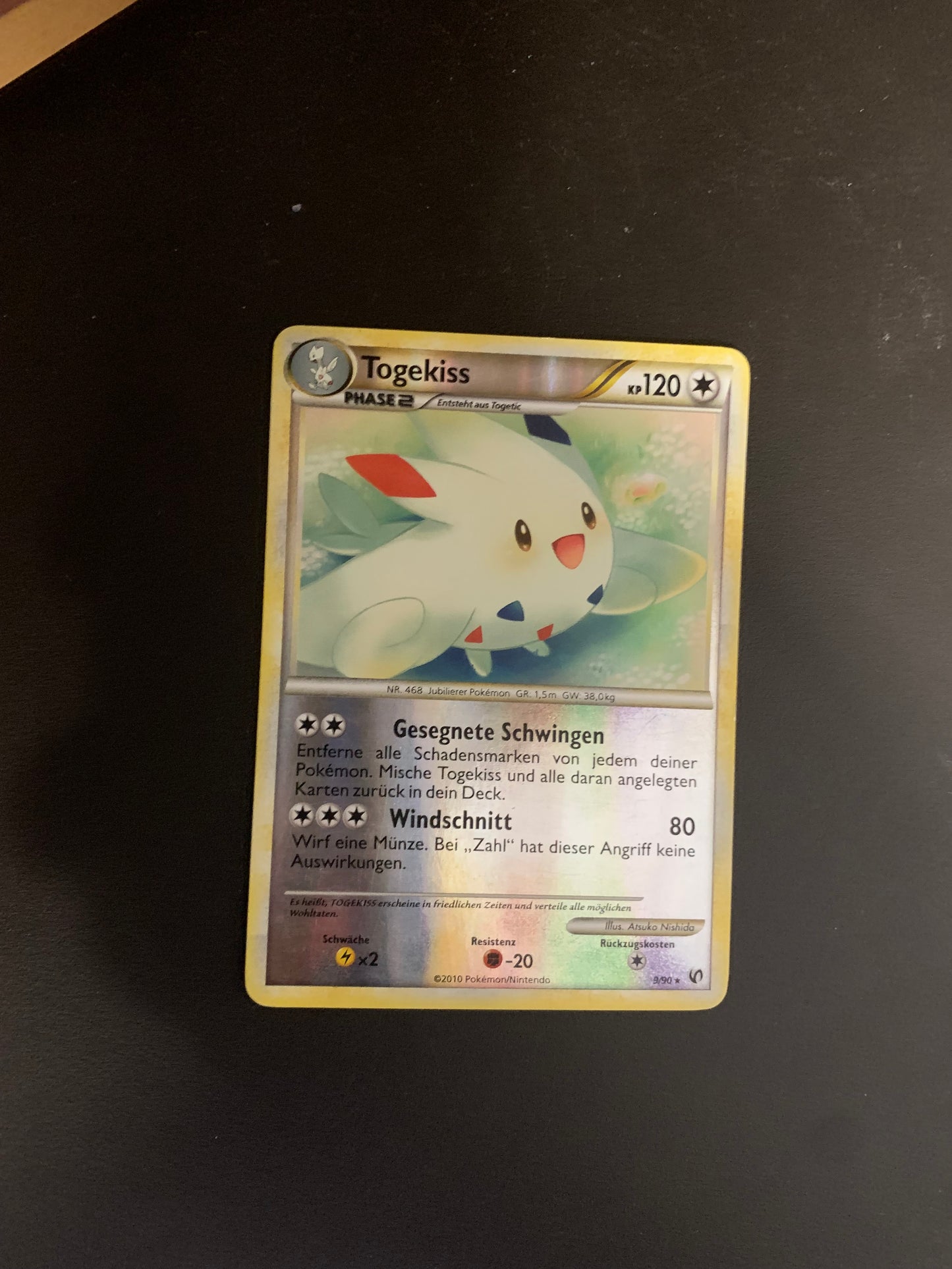 Pokemon Karte Revers Togekiss 9/90 Deutsch