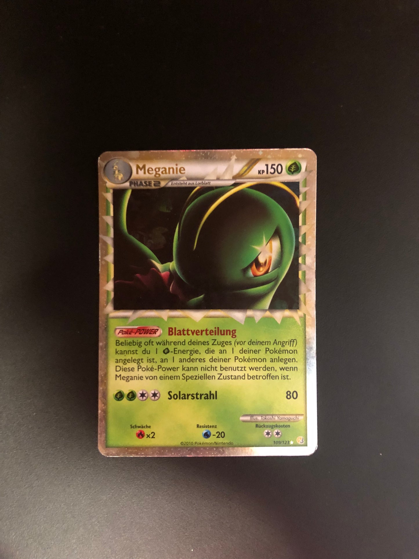 Pokemon Karte Prime Meganie 109/123 Deutsch