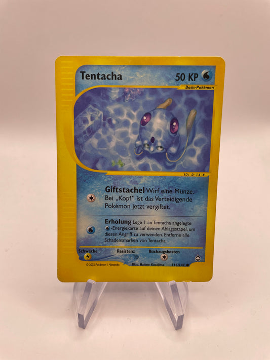 Pokemon Karte E-Series Tentacha 113/147 Deutsch