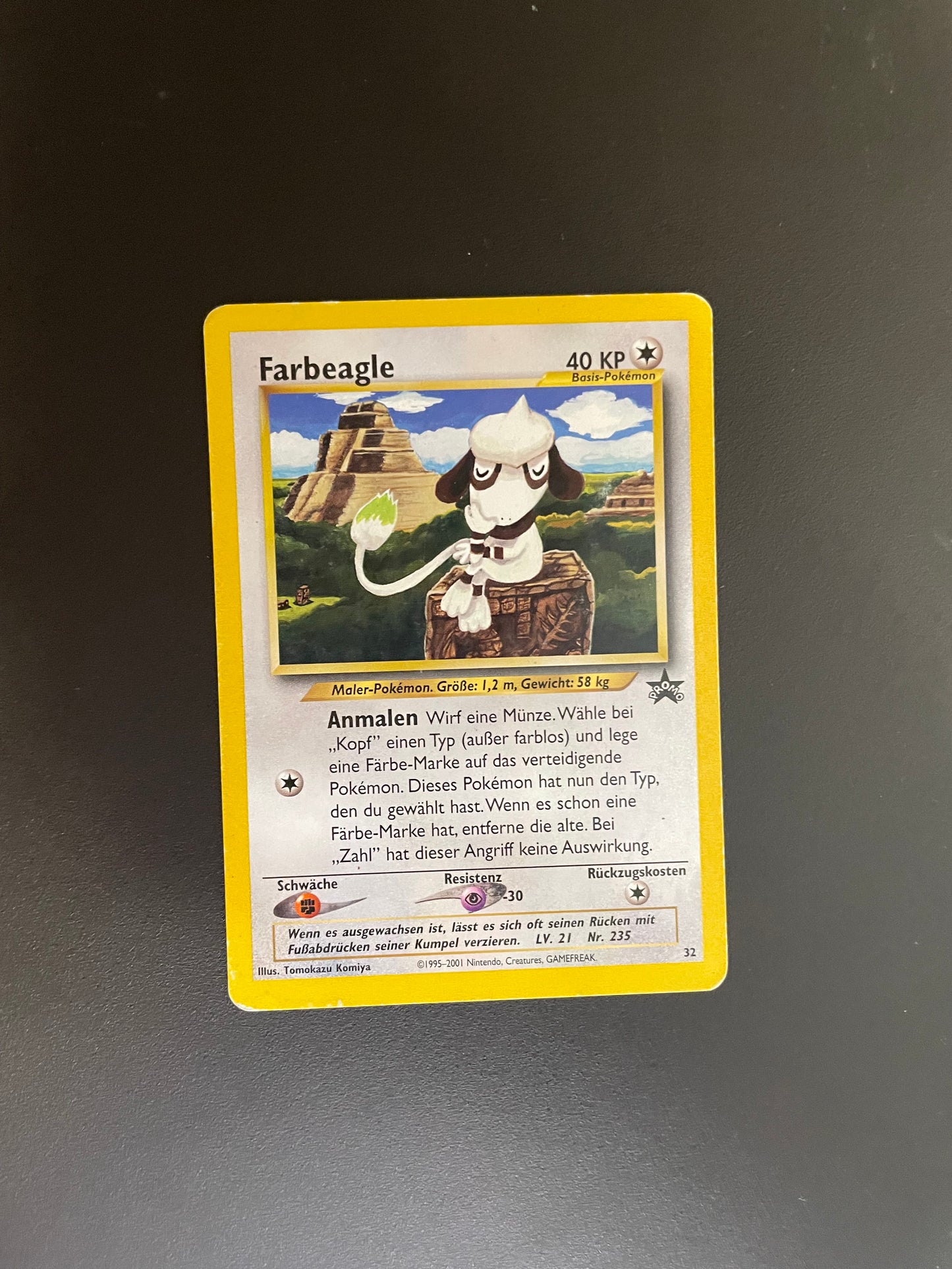 Pokemon Karte Promo Farbeagle 32 Deutsch