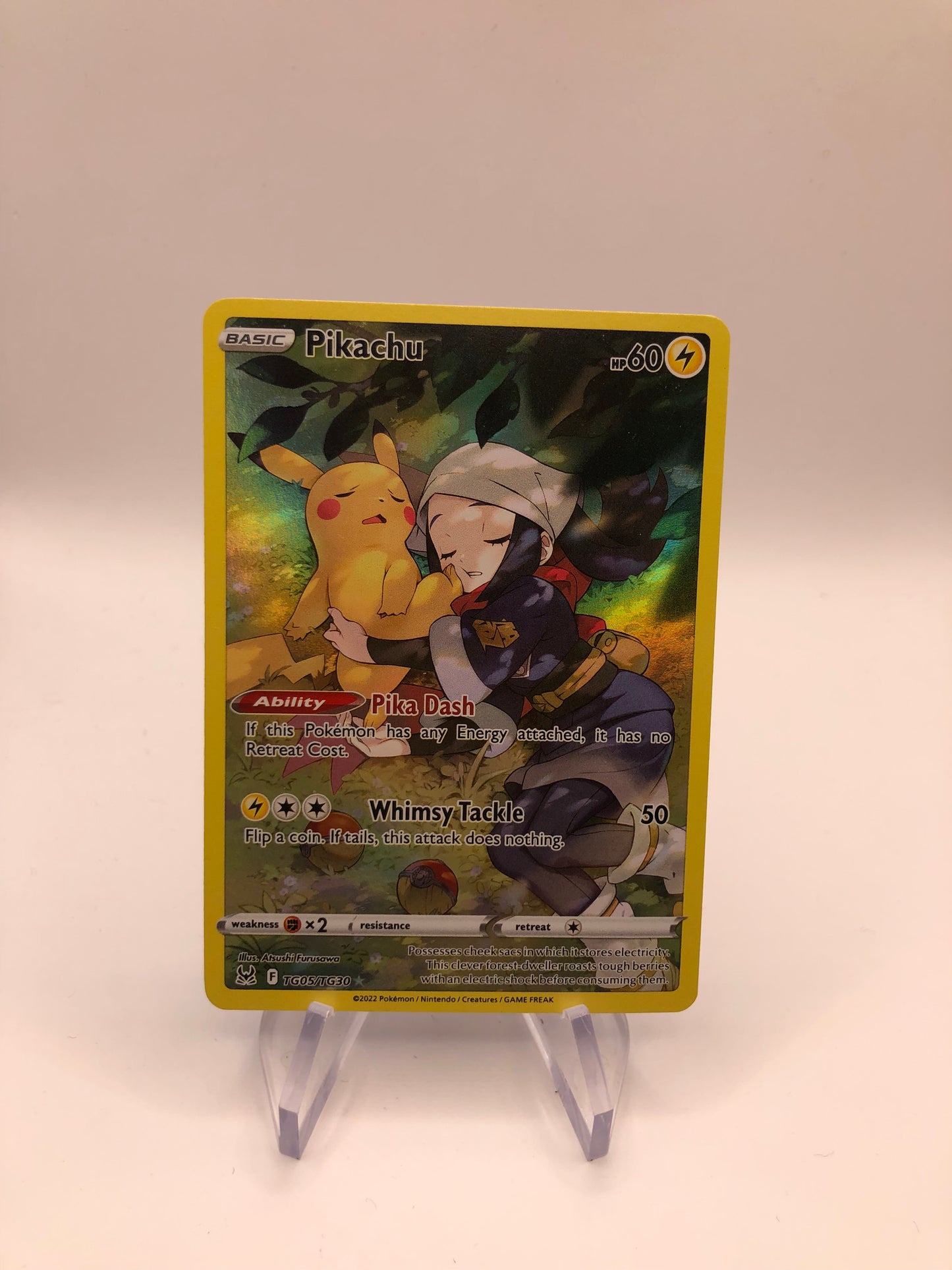 Pokemon Karte Art Rare Pikachu TG05/TG30 Englisch