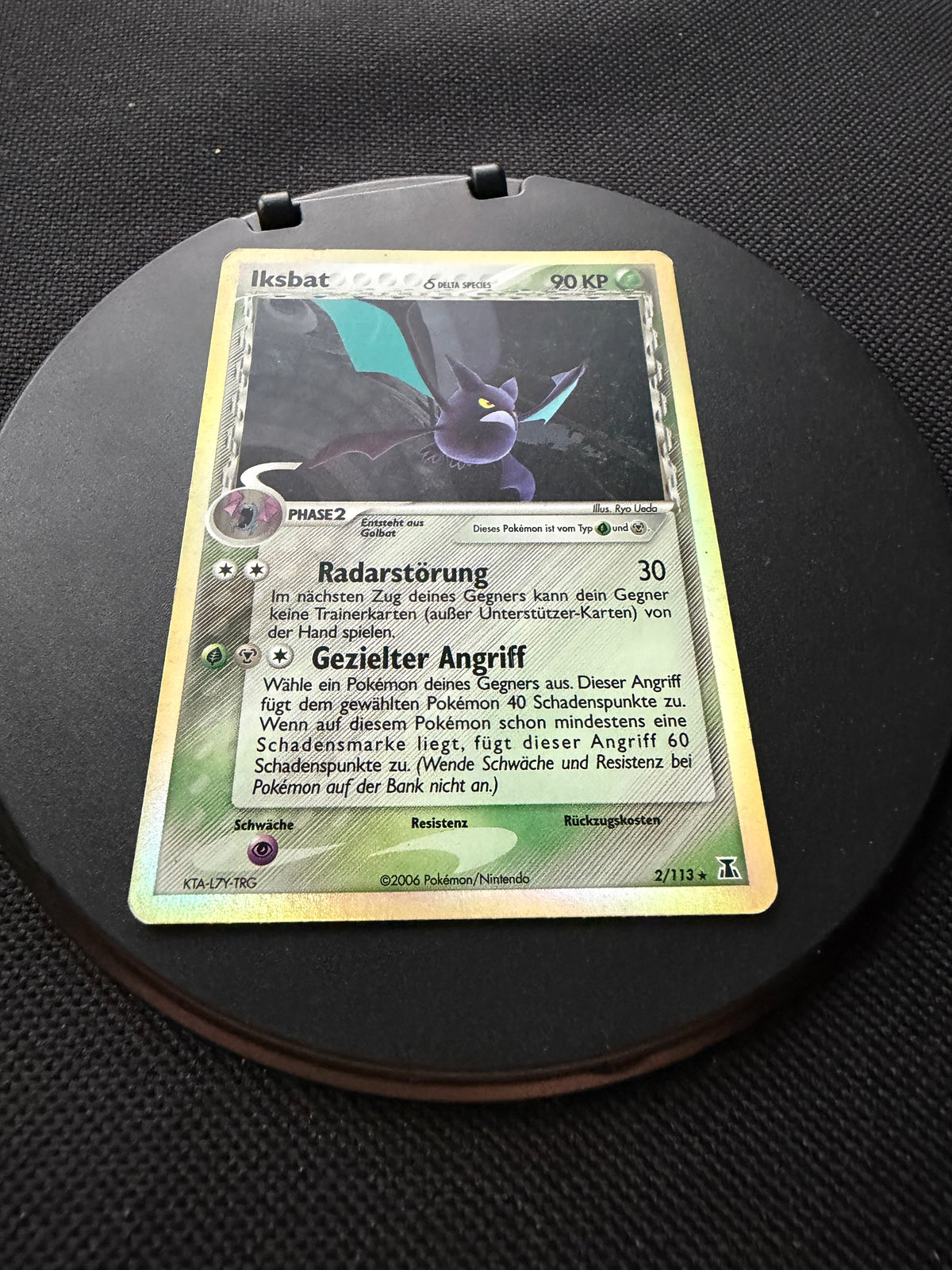 Pokemon Karte Delta Species Iksbat 2/113 Deutsch