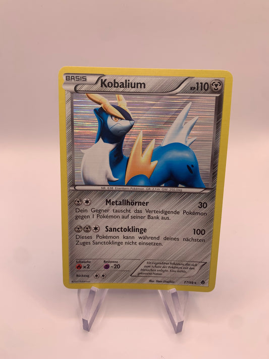 Pokemon Karte Holo Kobalium 77/98 Deutsch