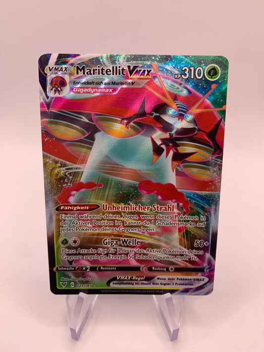 Pokemon Card Vmax Maritellite Vmax 21/185 German