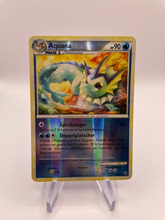 Pokemon Karte Revers Aquana 41/90 Deutsch