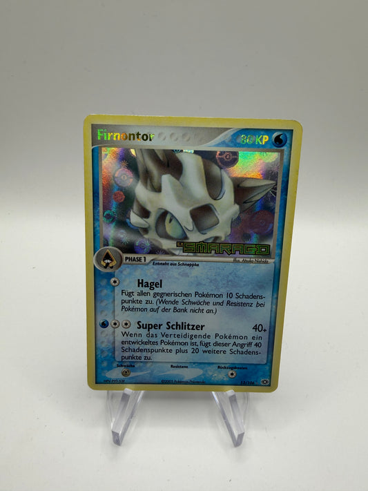 Pokemon Karte Stamp Firnontor 13/106 Deutsch
