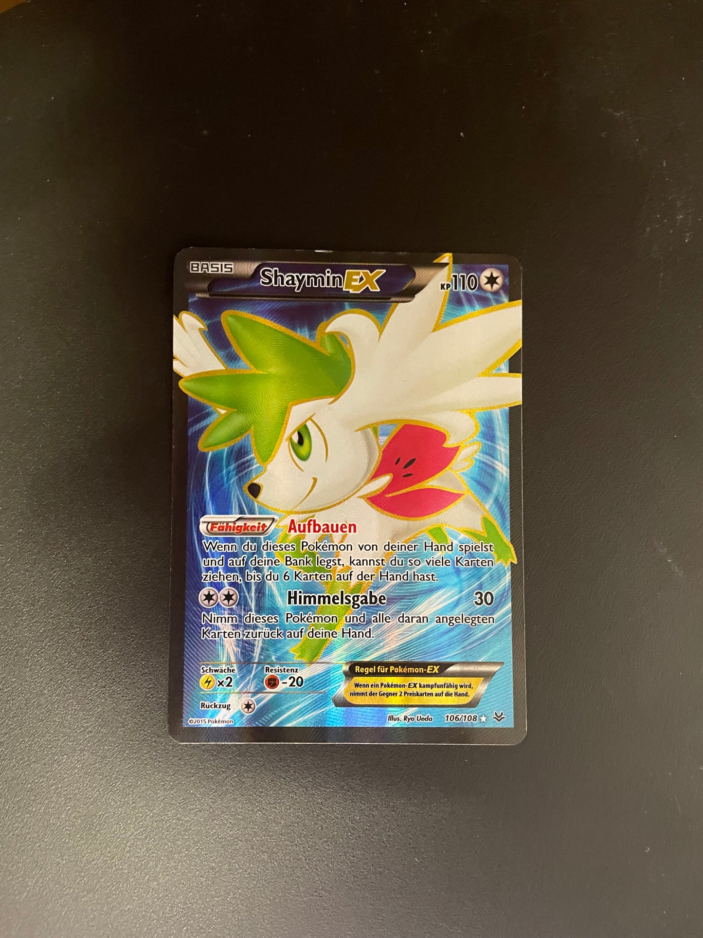 Pokemon Karte EX Shaymin 106/108 Deutsch