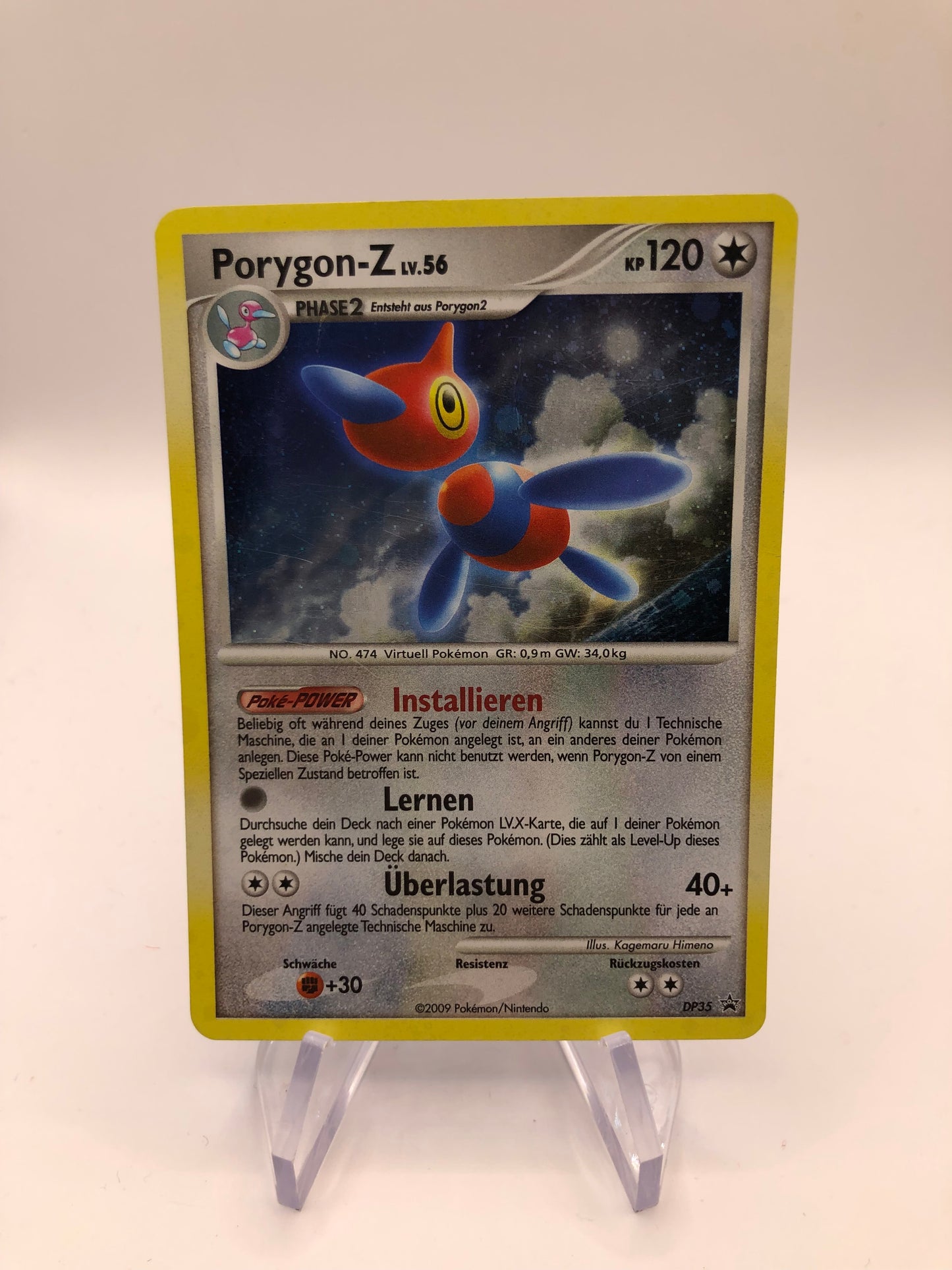 Pokemon Karte Holo Porygon-Z DP35 Deutsch