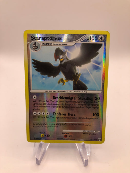 Pokemon Karte Revers Staraptor 16/130 Deutsch