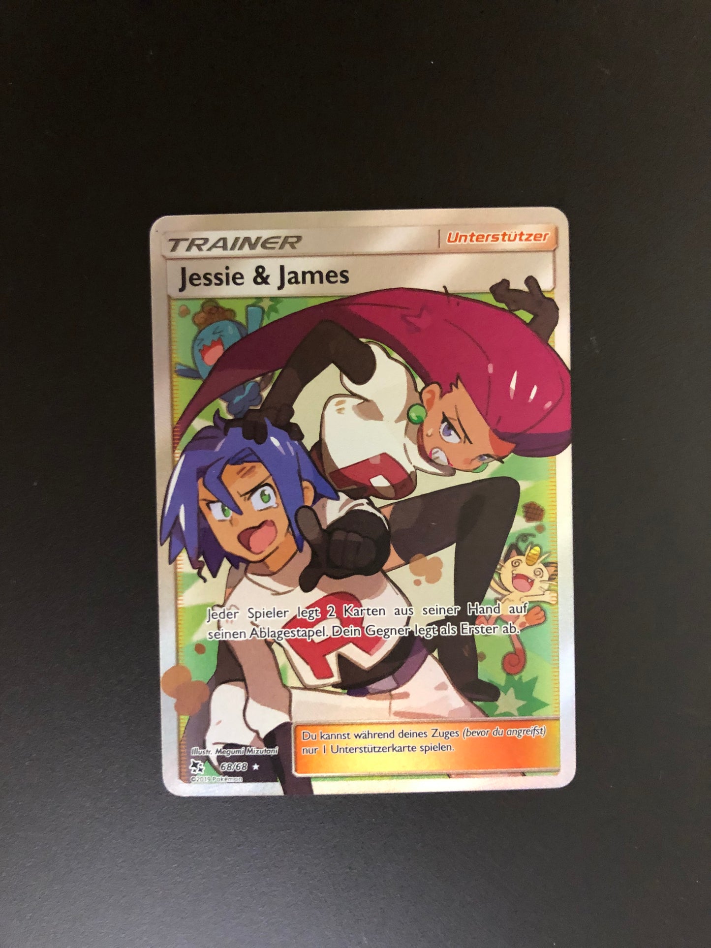 Pokemon Karte Trainer Jessie & James 68/68 Deutsch