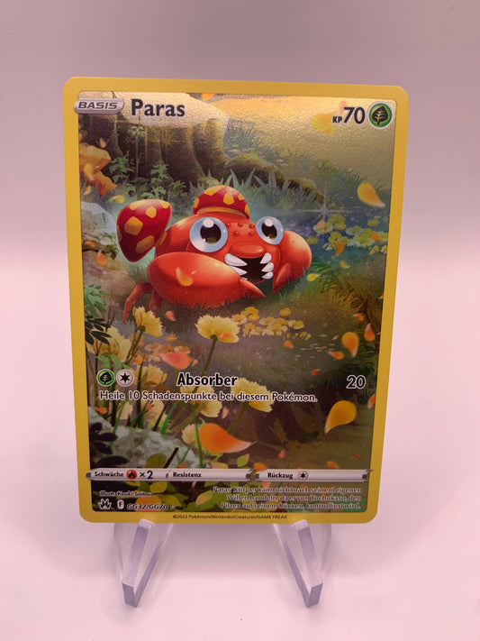 Pokemon Karte Art-Rare Paras GG32/GG70 Deutsch