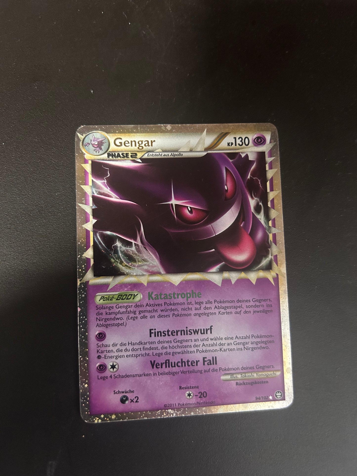 Pokemon Karte Prime Gengar 94/102 Deutsch