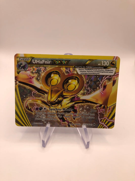 Pokemon Karte Turbo UHafnir 113/162 Deutsch