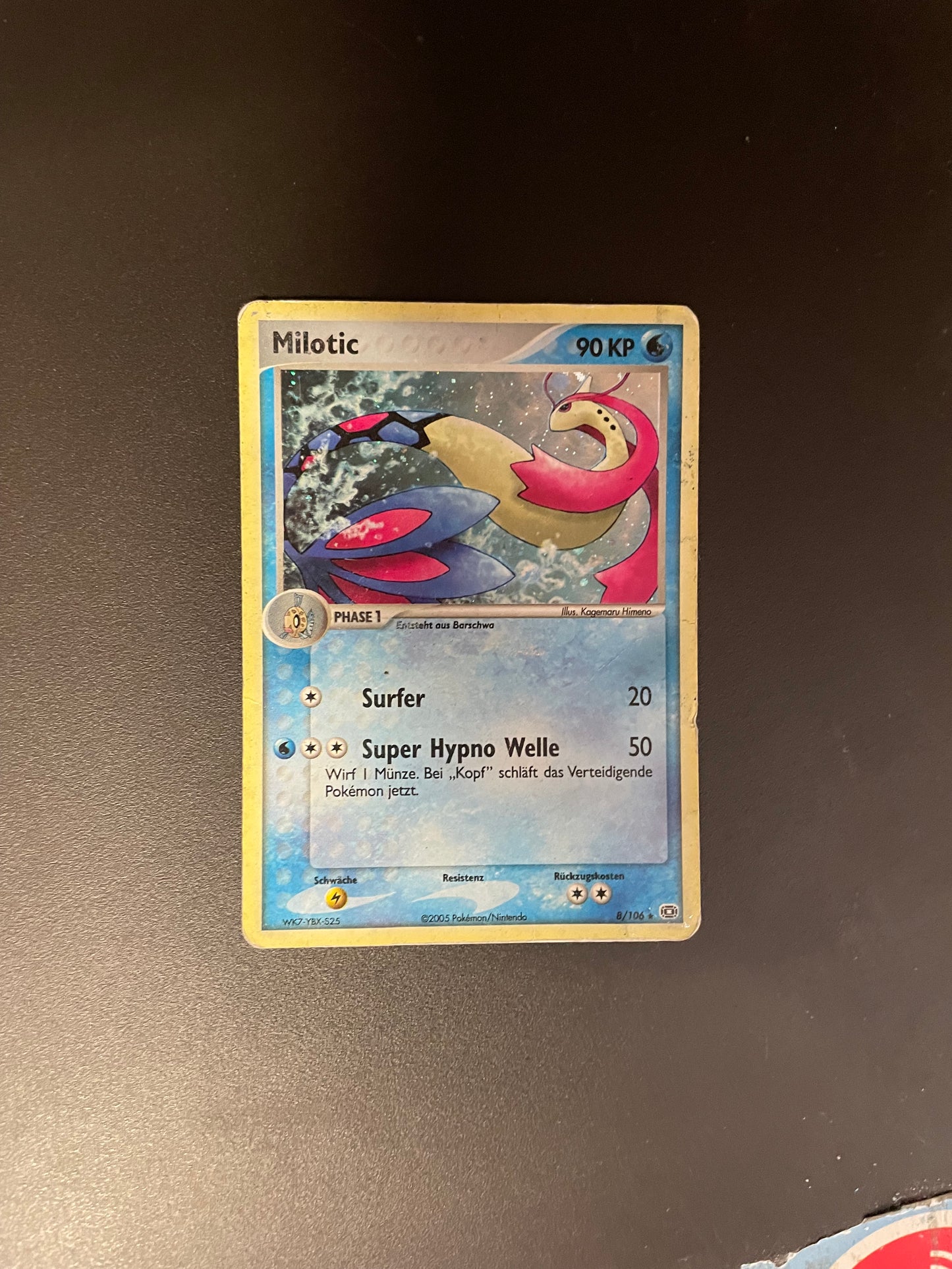 Pokémon Karte Holo Milotic 8/106 Deutsch