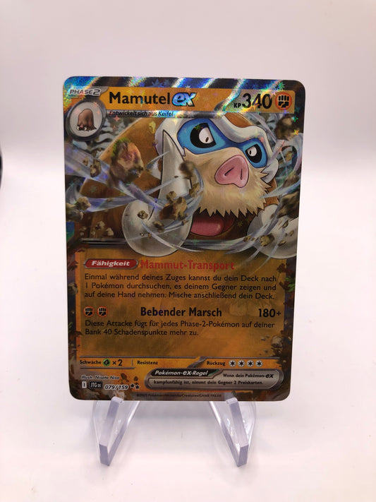Pokemon Karte Ex Mamutel 79/159 Deutsch