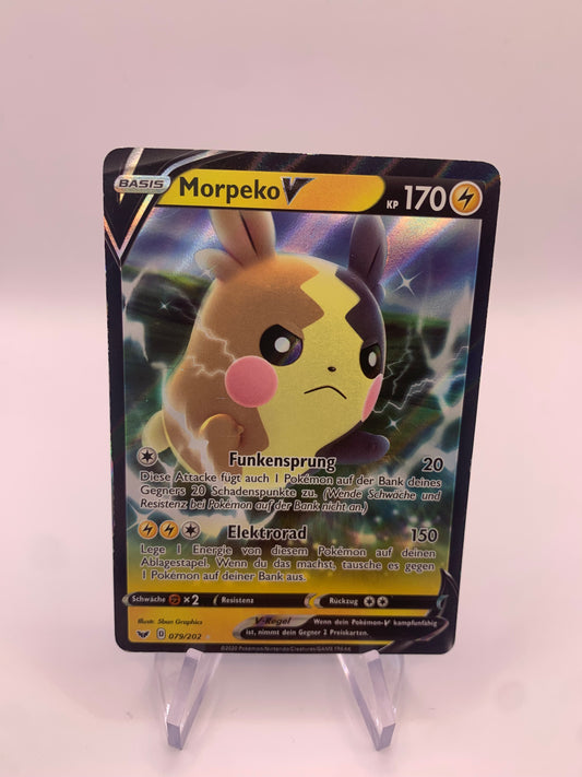 Pokemon Karte V Morpeko 79/202 Deutsch