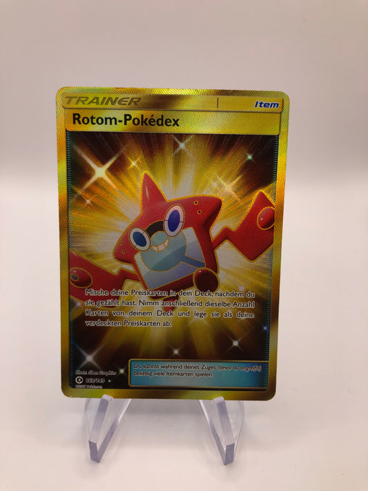 Pokemon Karte Trainer Gold Rotom-Pokedex 159/149 Deutsch
