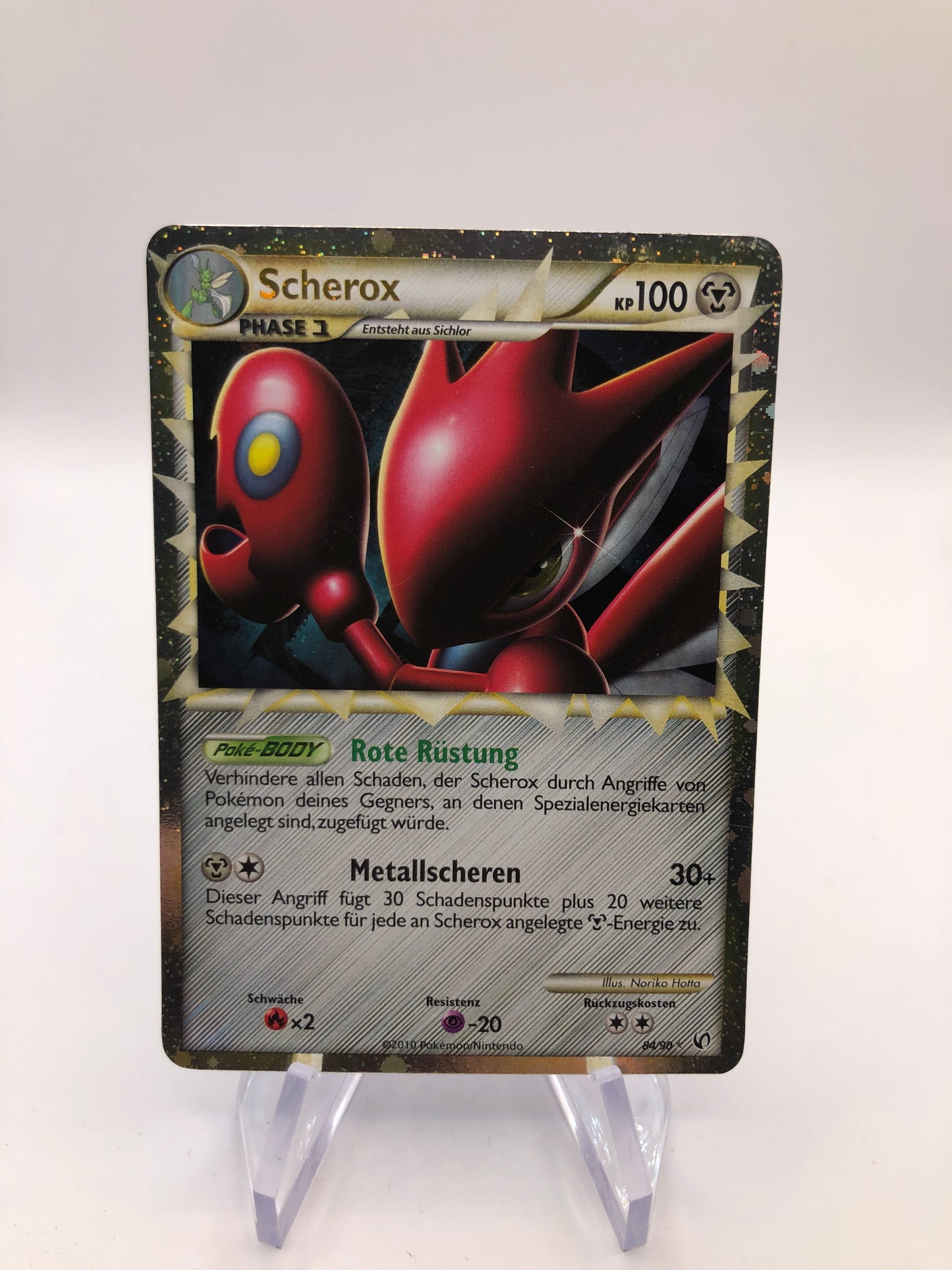 Pokemon Karte Holo Prime Scherox 84/90 Deutsch