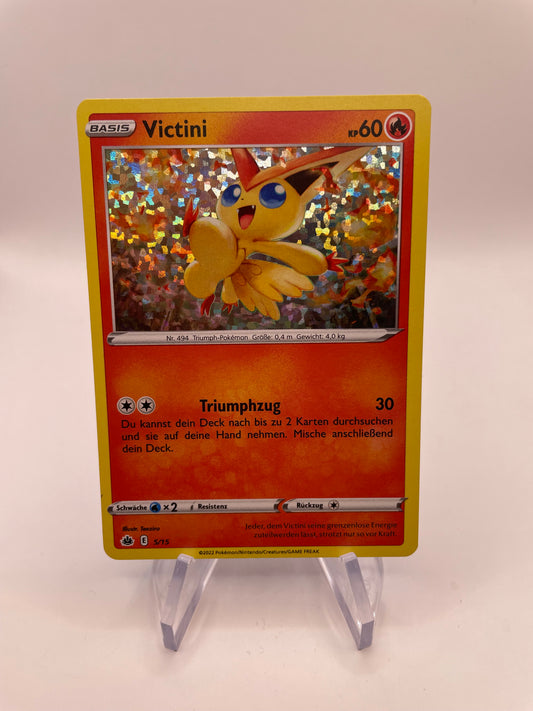 Pokemon Karte Holo Victini 5/15 Deutsch
