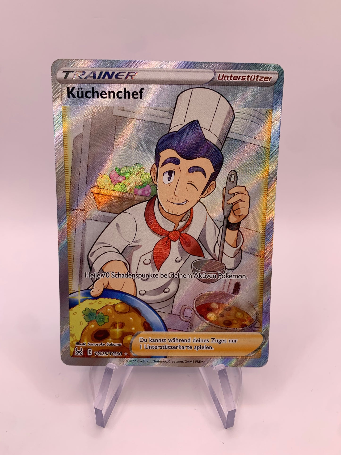 Pokemon Card Trainer Chef TG25/TG30 German