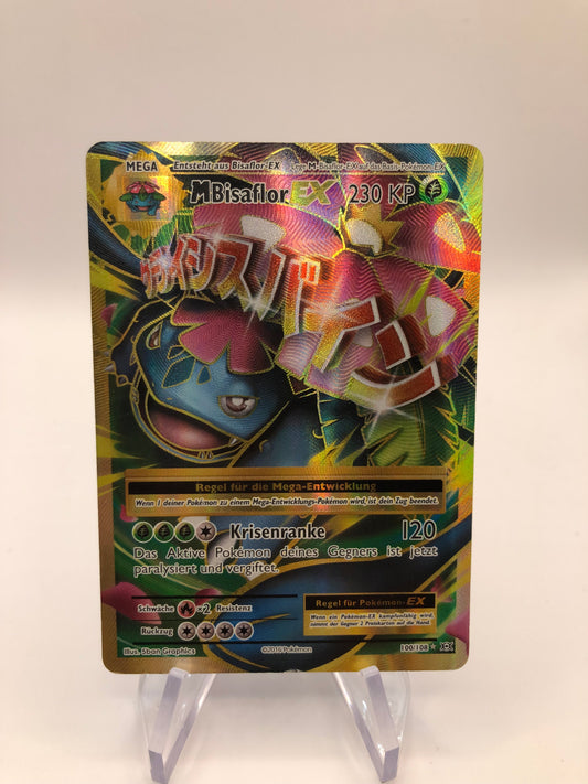 Pokemon Karte EX Mega Bisaflor 100/108 Deutsch