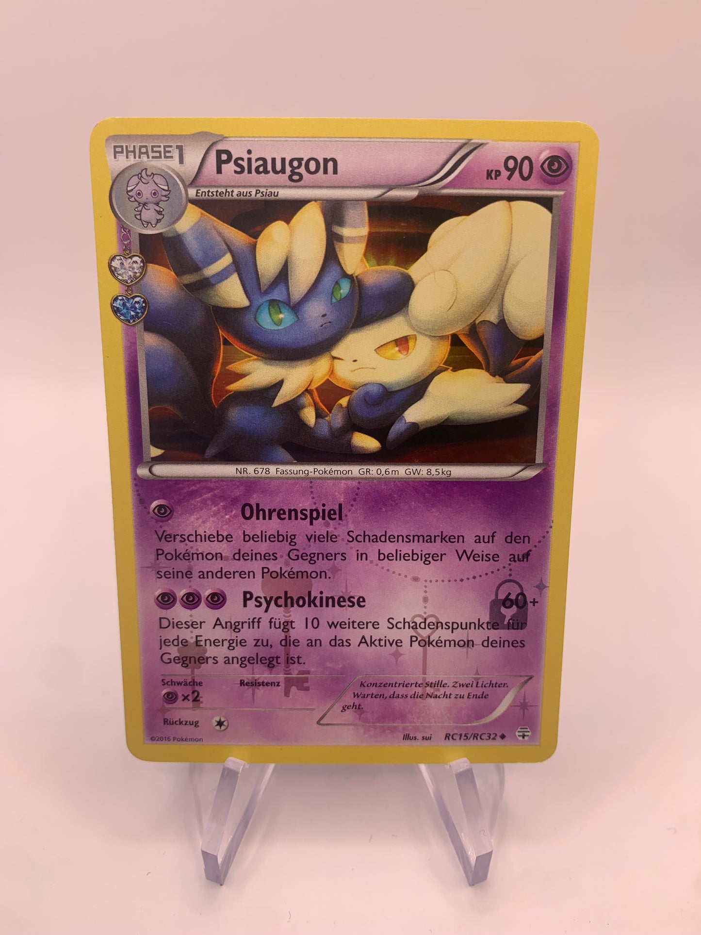 Pokemon Karte Holo Psiaugon  Rc15/Rc32 Deutsch