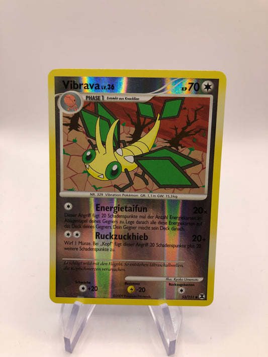 Pokemon Karte Revers Vibrava 53/111 Deutsch