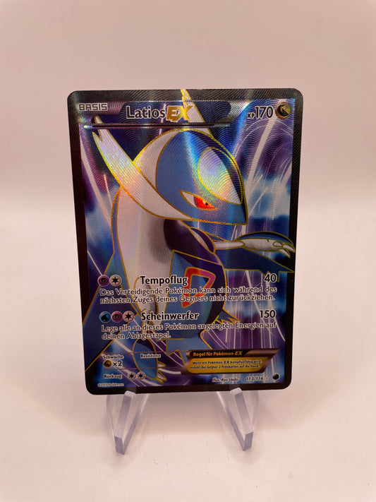 Pokemon Karte EX Latios 113/116 Deutsch