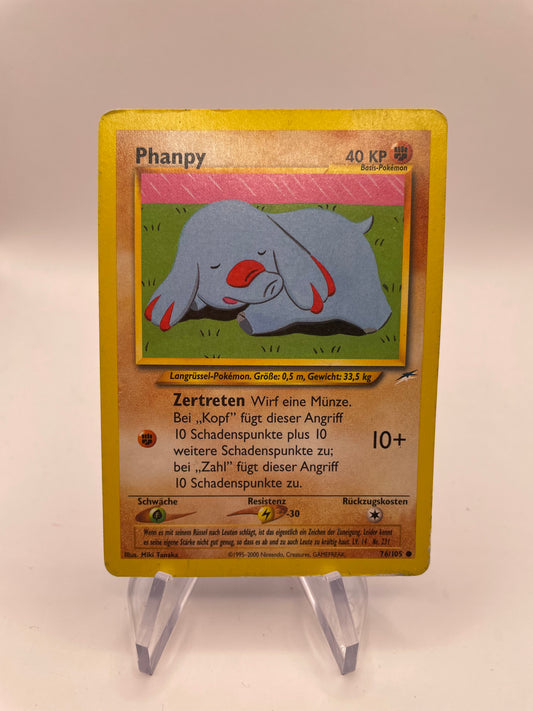 Pokemon Karte Neo Destiny Phanpy 76/105 Deutsch