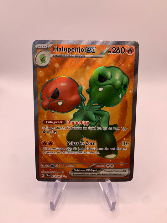 Pokemon Karte Ex Fullart Halupenjo 216/191 Deutsch
