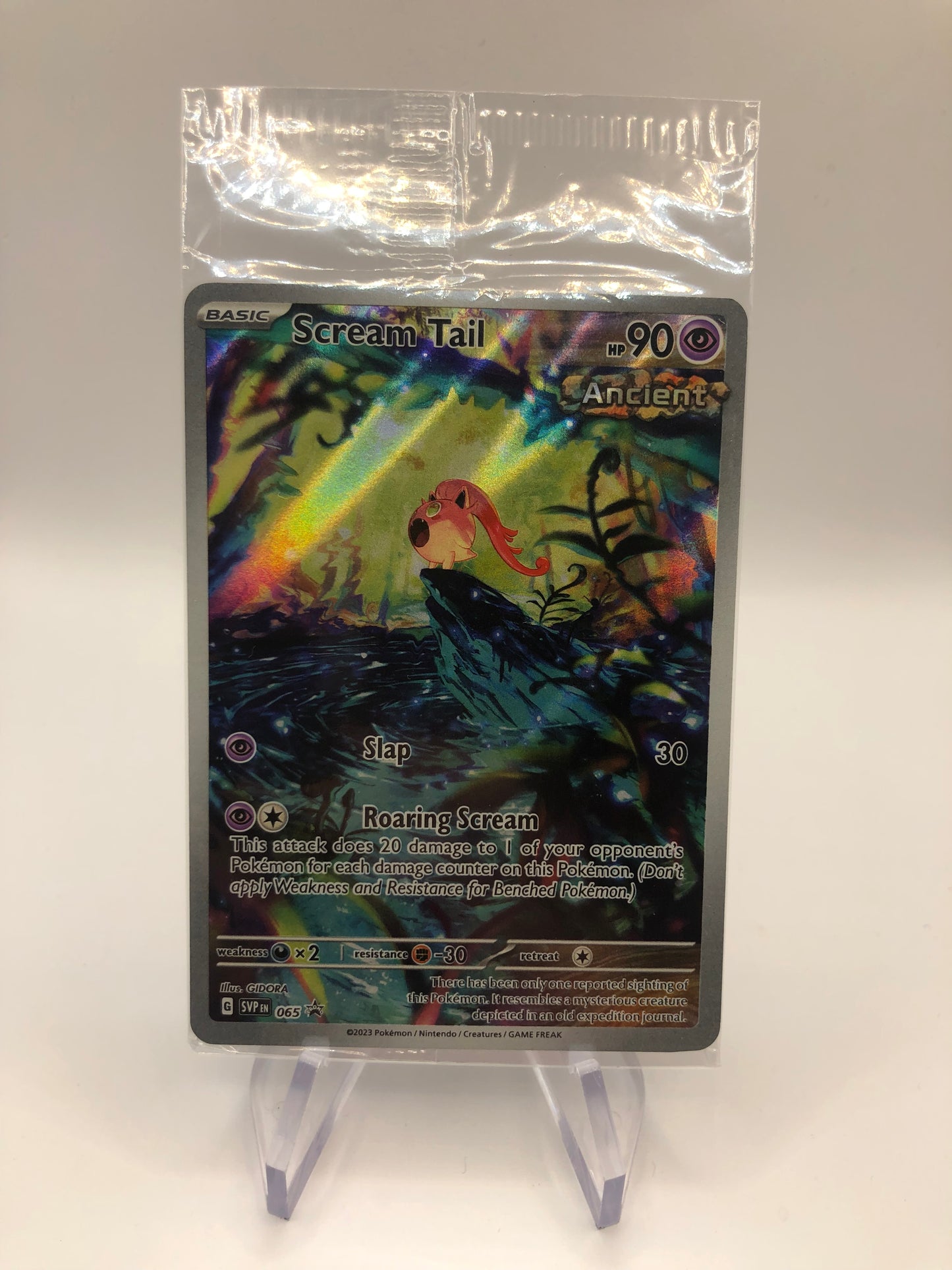 Pokemon Karte Art-Rare Promo OVP Brüllschweif 65  Englisch