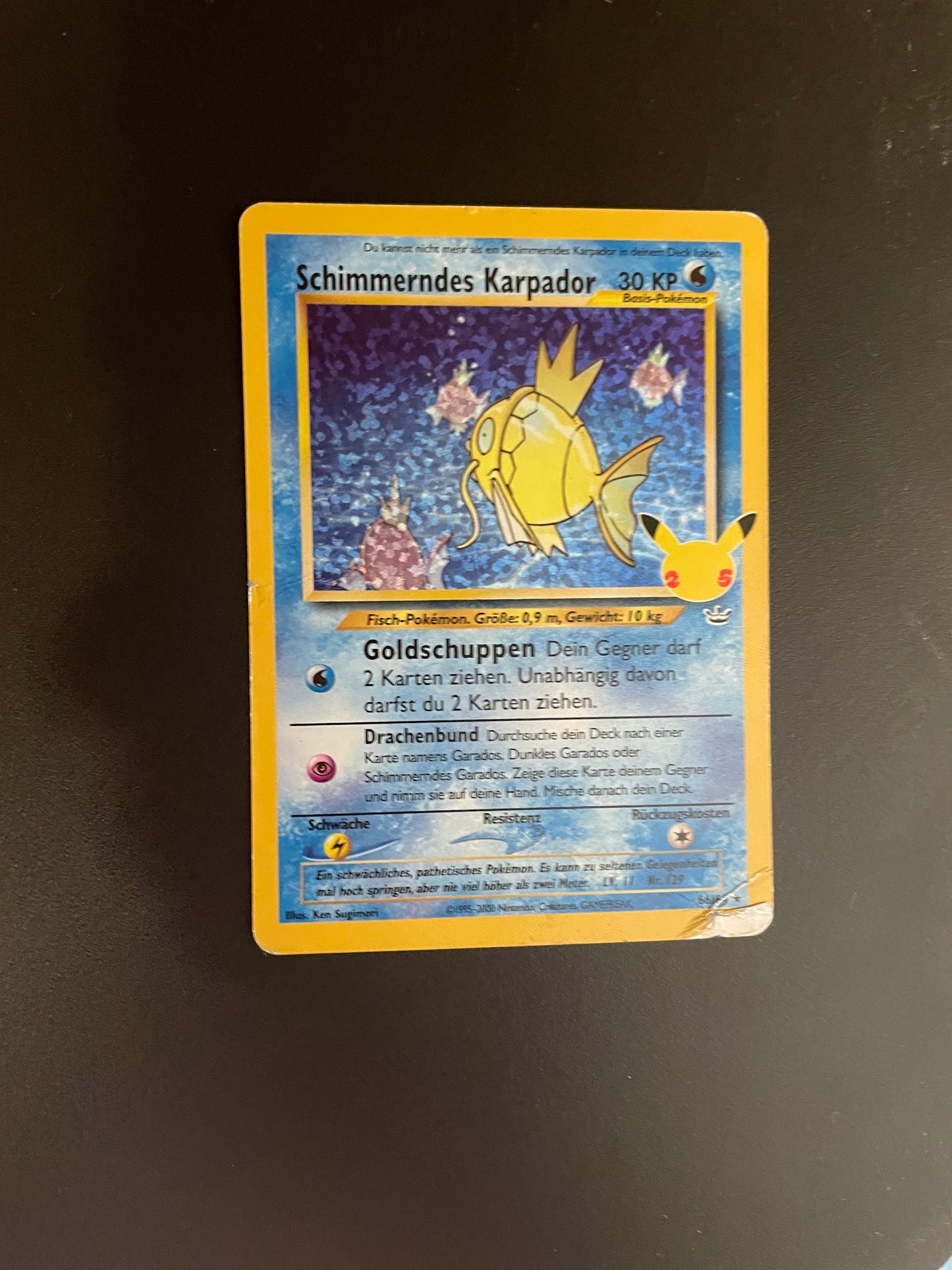 Pokemon Karte Celebration Schimmerndes Karpador 66/64 Deutsch