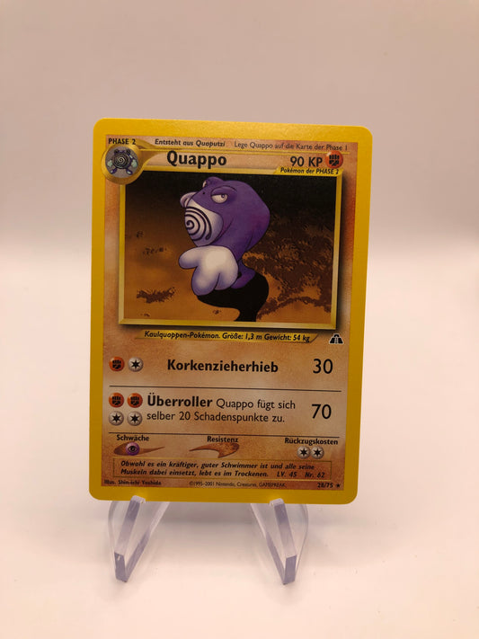 Pokemon Karte Quappo 28/75 Deutsch