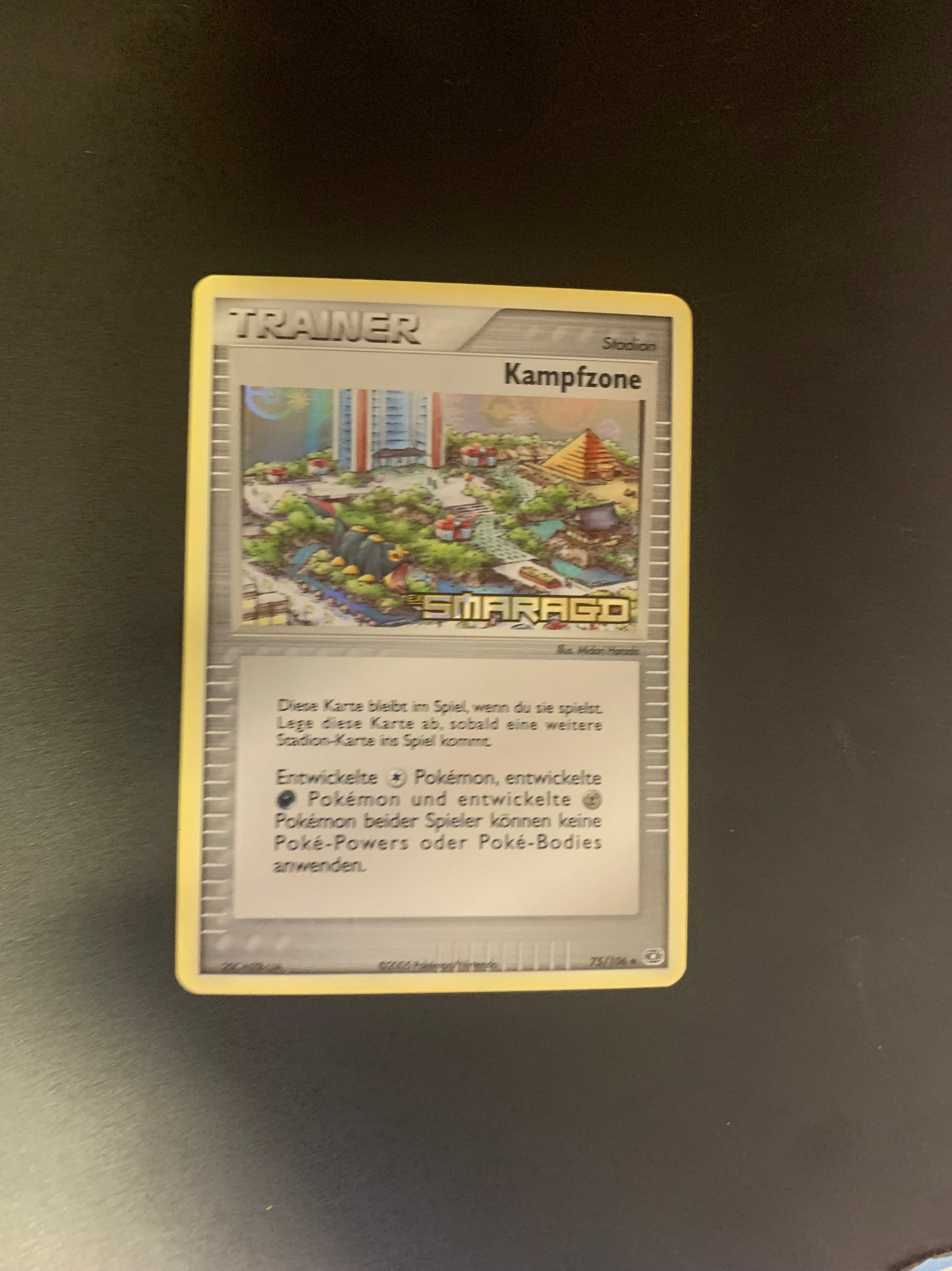 Pokemon Karte Trainer Revers Kampfzone 75/106 Deutsch