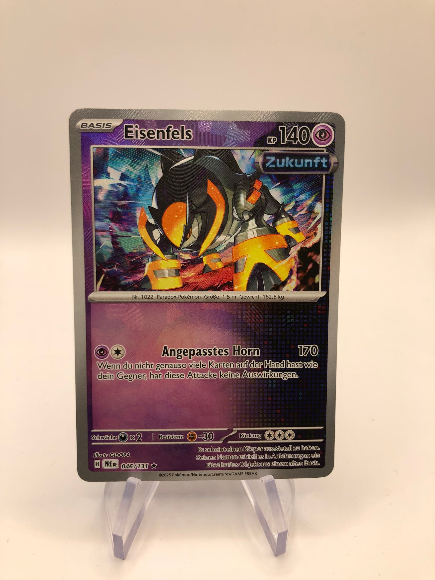 Pokemon Karte Revers Eisenfels 46/131 Deutsch