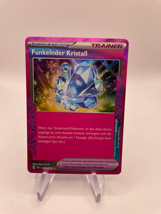 Pokemon Karte Trainer Funkelnder Kristall 142/142 Deutsch