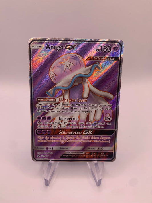 Pokemon Karte Gx Fullart Anego 103/111 Deutsch