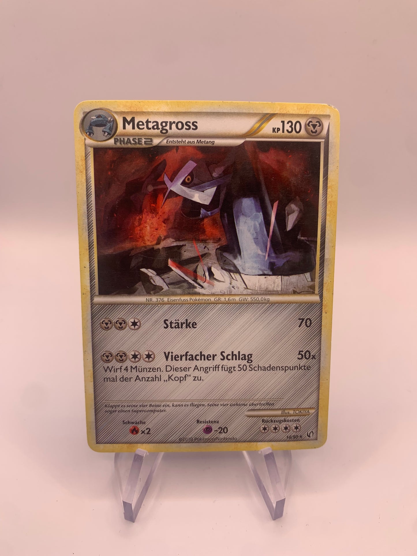 Pokemon Karte Metagross 18/90 Deutsch