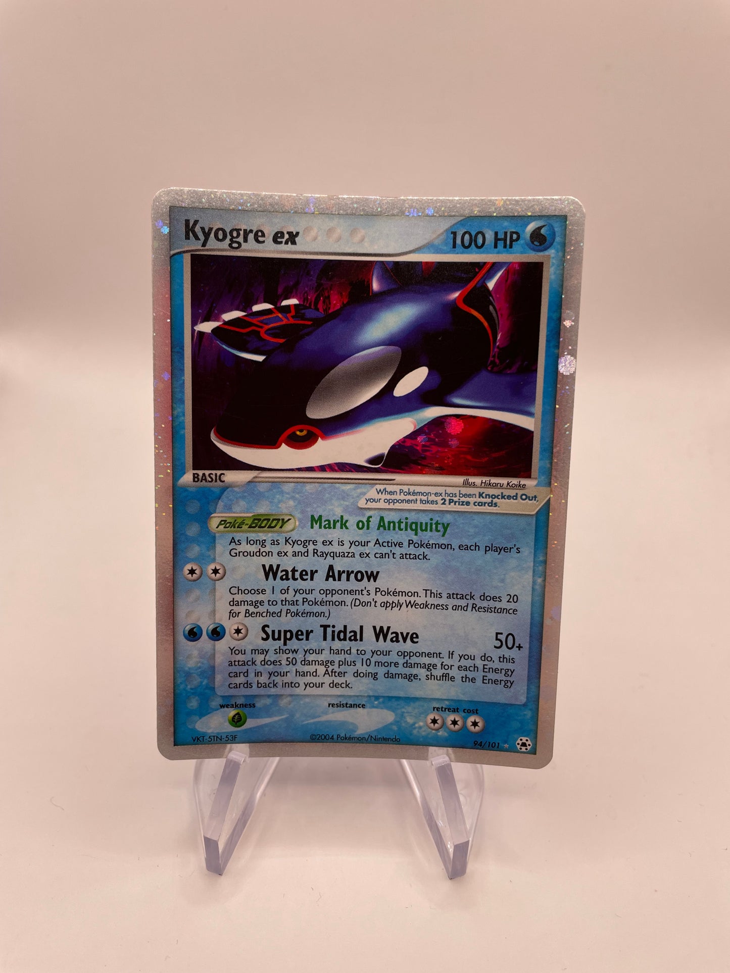 Pokemon Karte Ex Kyogre 94/101 Englisch
