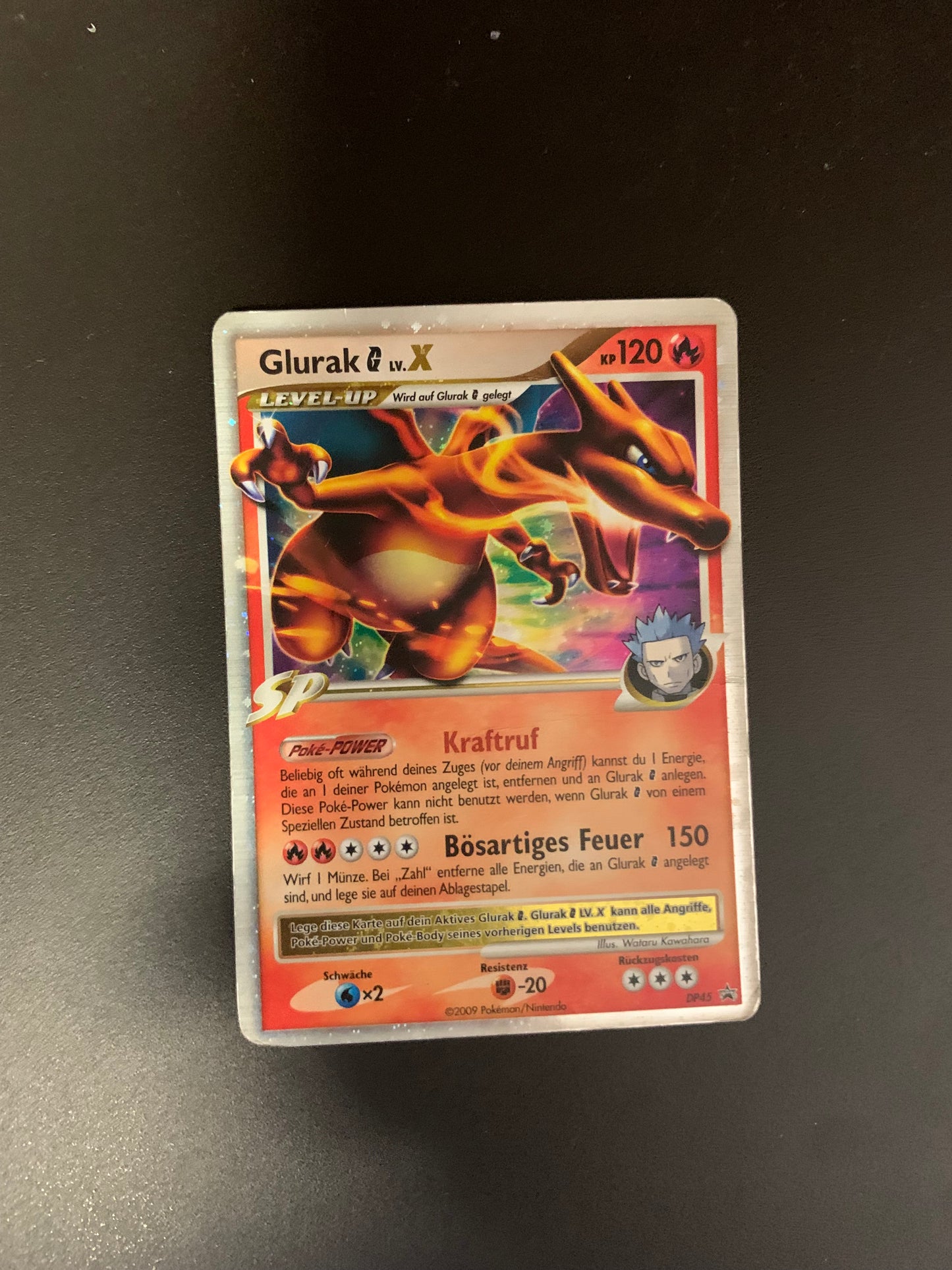 Pokemon Karte Promo Lv.X Glurak DP45 Deutsch
