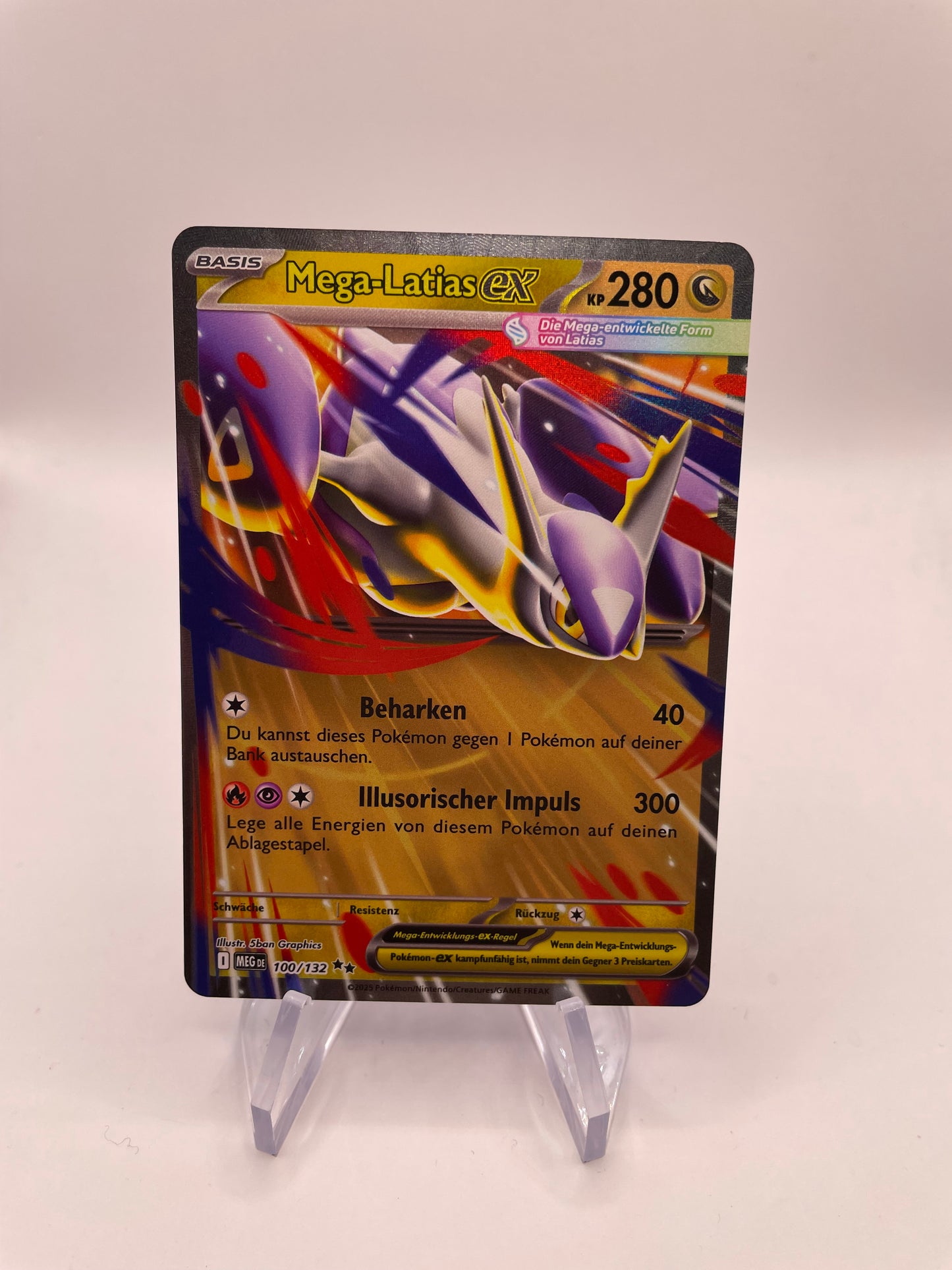 Pokemon Karte Mega-Latias ex 100/132 Deutsch
