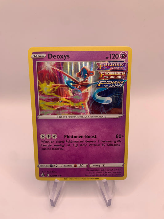 Pokemon Karte Holo Deoxys 120/264 Deutsch