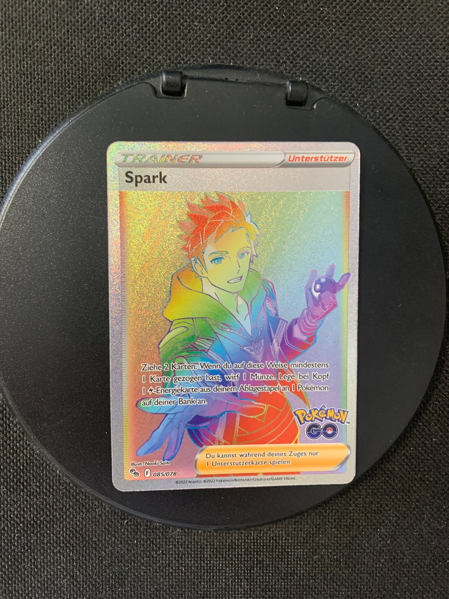 Pokemon Karte Rainbow Trainer Spark 85/78 Deutsch