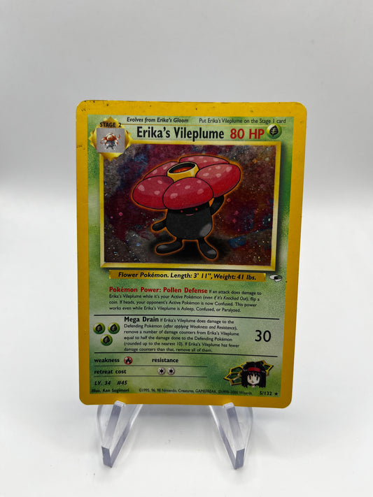 Pokemon Karte Holo Erikas Giflor 5/132 Englisch