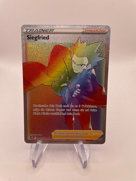 Pokémon Karte Trainer Rainbow Siegfried 206/195 Deutsch